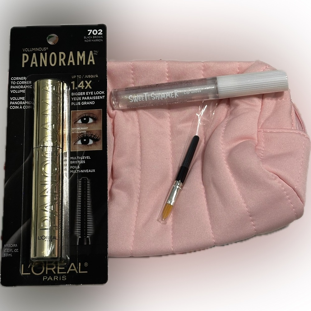 L'Oreal Mascara and Cosmetics Bag